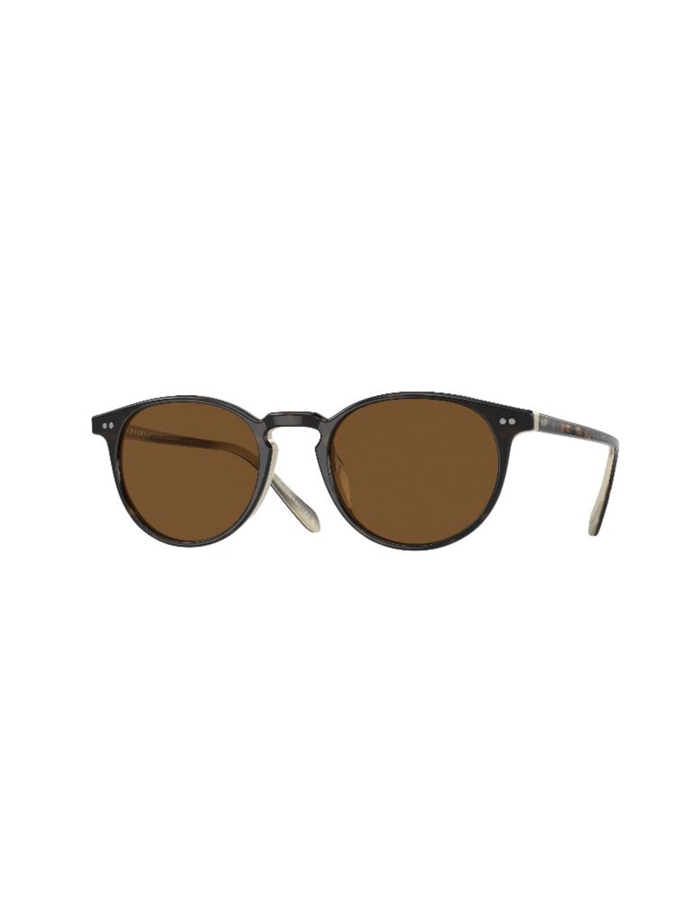 New Oliver Peoples Unisex Sunglasses Multicolor Brown Lens Injected Frame RILEY